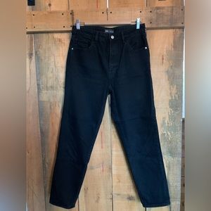 Zara black mom jeans